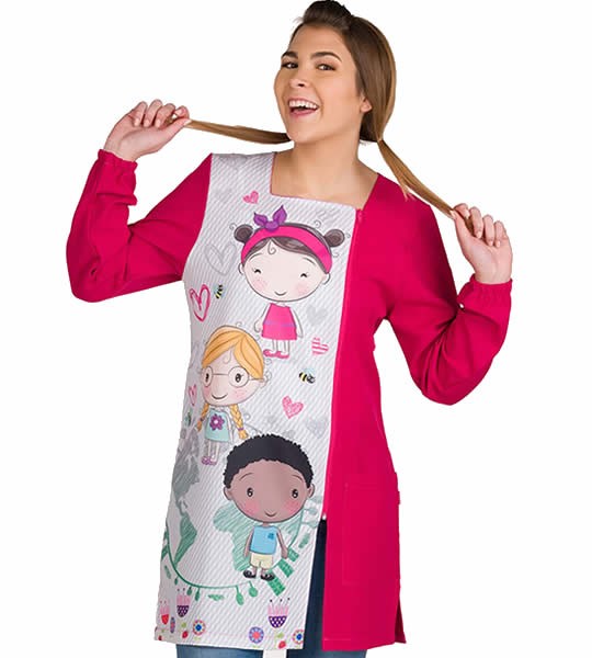 BATA DE MAESTRA MULTI ÉTNICA