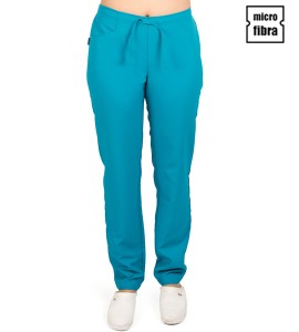 PANTALONI DONNA MICROFIBRA GOMMA MEZA VITA