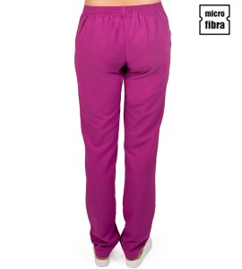 PANTALONI DONNA MICROFIBRA GOMMA MEZA VITA