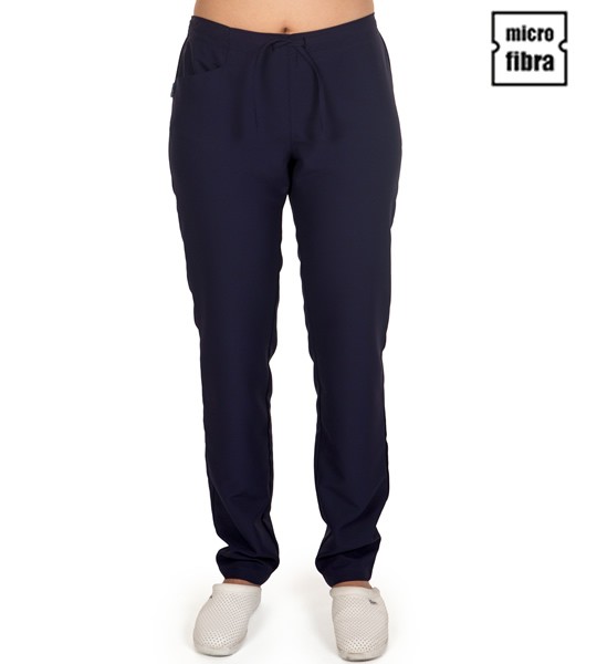 PANTALON MUJER MICROFIBRA GOMA MITAD CINTURA