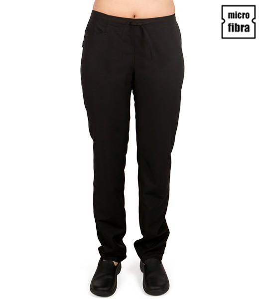 PANTALONI DONNA MICROFIBRA GOMMA MEZA VITA