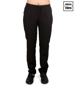 PANTALONI DONNA MICROFIBRA GOMMA MEZA VITA
