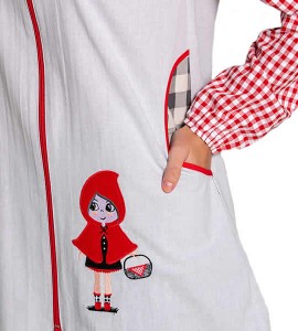 CAMICE MAESTRA CAPPUCCETTO ROSSO