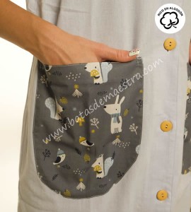 BATA SIN MANGAS ARDILLAS