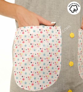 BATA SIN MANGAS ESTRELLAS