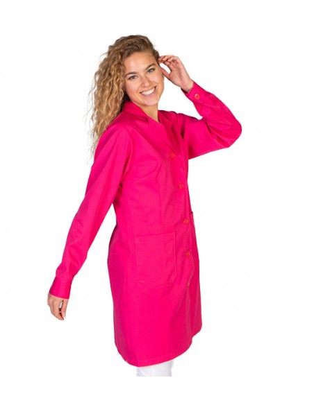 BATA LARGA CON BOTONES