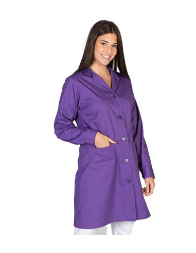 BATA LARGA CON BOTONES