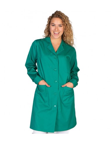 BATA LARGA CON BOTONES