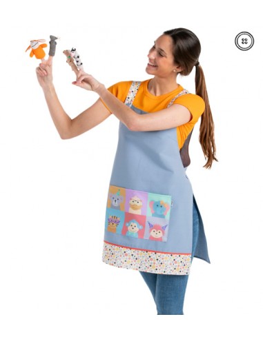 GREMBIULE MAESTRA ANIMALI FESTA