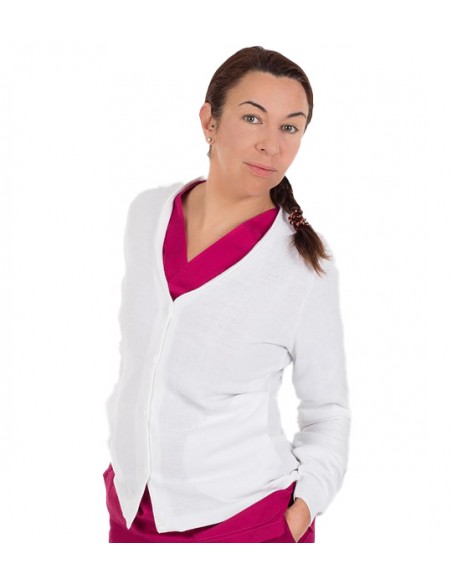 CARDIGAN DA DONNA TASCA BIANCA