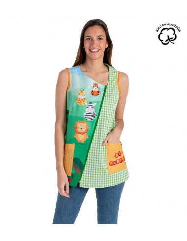 GREMBIULE MAESTRA SENZA MANICHE BE HAPPY