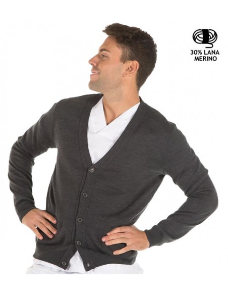 GIACCA DA UOMO LANA DI MERINO BOTTONI