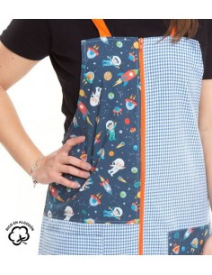 VESTITO MAESTRA SPAZIO. Grembiuli da insegnante 2