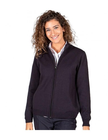 CARDIGAN DA DONNA IN MAGLIA GROSSA CERNIERA