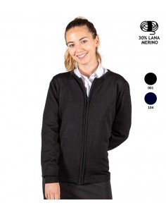 CARDIGAN DA DONNA IN MAGLIA FINE CERNIERA