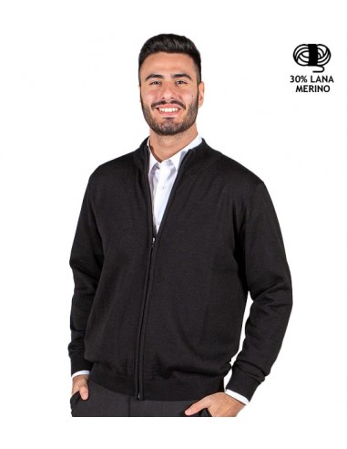 CARDIGAN DA UOMO IN MAGLIA FINE CERNIERA