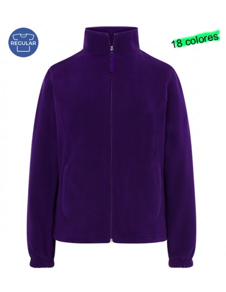 FORRO POLAR CREMALLERA ENTERA MUJER. Uniformes para maestras