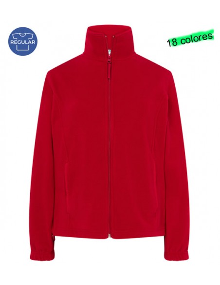 FORRO POLAR CREMALLERA ENTERA MUJER