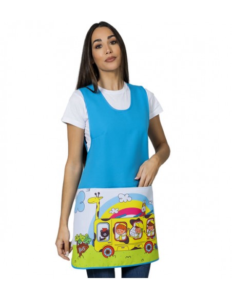 GREMBIULE MAESTRA AUTOBUS ARCOBALENO