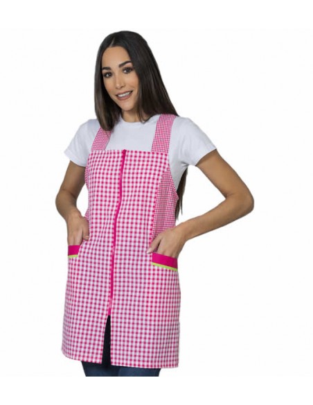 VESTITO MAESTRA VICHY ROSA