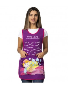 ESTOLA BASIC POMPAS BORDADO. REGALO MAESTRA