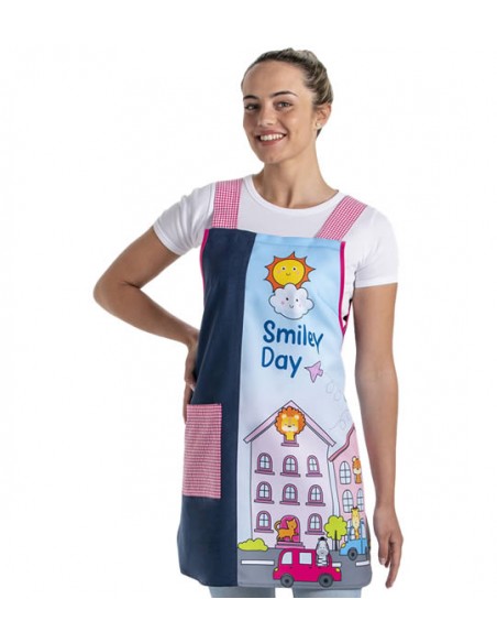 ESTOLA MAESTRA SMILEY DAY. Estolas, pichis y batas de maestra