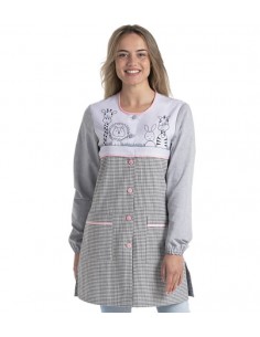 BATA ANIMALES ZOO. Estolas, pichis y batas para maestra