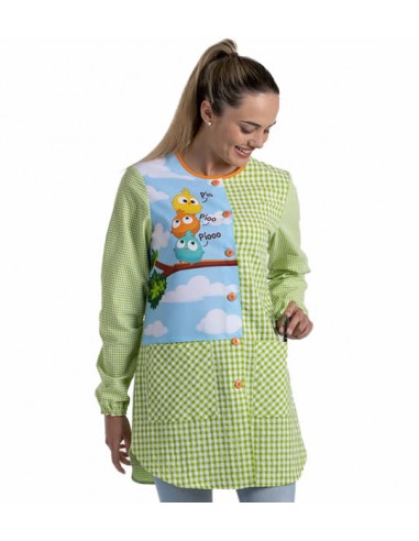 BATA MAESTRA PIO PIO. Estolas, pichis y batas para maestra