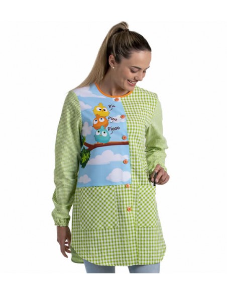 BATA MAESTRA PIO PIO. Estolas, pichis y batas para maestra