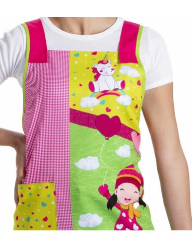 GREMBIULE MAESTRA UNICORNO. Camice, vestito e grembiulI insegnante