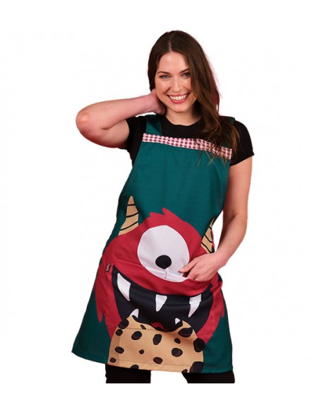 GREMBIULE INSEGNANTE COOKIE MONSTER