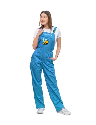 PANTALÓN CON PETO MAESTRA. Estolas y batas para maestras