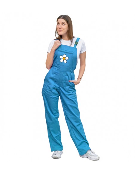 PANTALÓN CON PETO MAESTRA. Estolas y batas para maestras