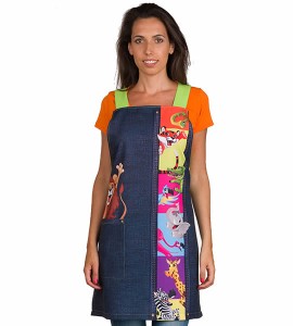 GREMBIULE MAESTRA DENIM GIUNGLA