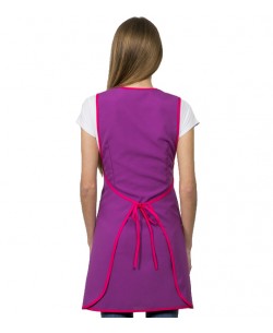 GREMBIULE MAESTRA FARFALLE VIOLA. REGALO MAESTRA 2