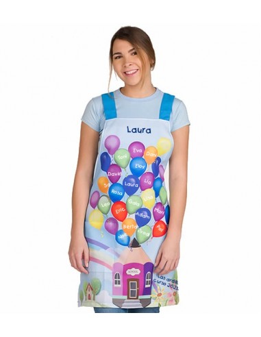 ESTOLA MAESTRA GLOBOS VINILO. REGALO MAESTRA