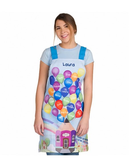 ESTOLA MAESTRA GLOBOS VINILO. REGALO MAESTRA