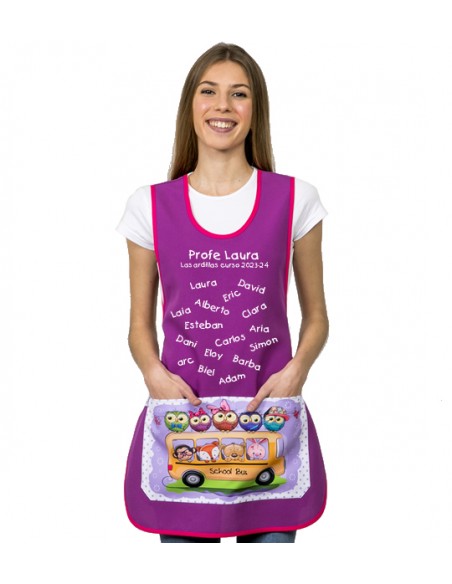 ESTOLA MAESTRA SCHOOL BORDADO. REGALO MAESTRA