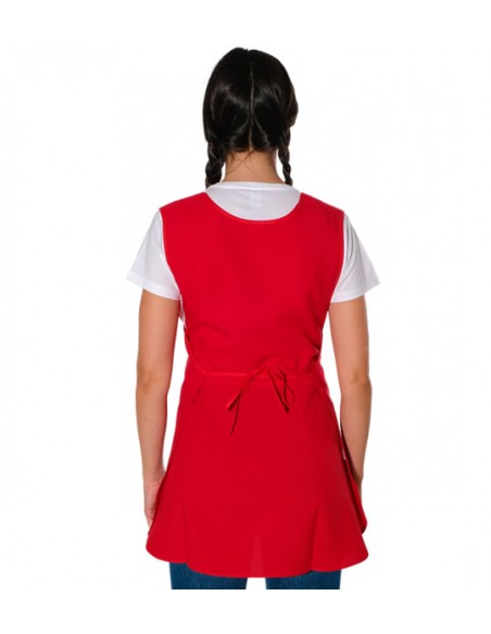 GREMBIULE MAESTRA CAPPUCCETTO ROSSO