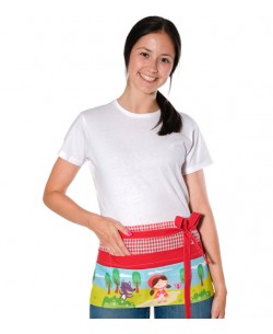 DAVANTINI MAESTRA CAPPUCCETTO ROSSO. Grembiule, camice e vestaglia da insegnante