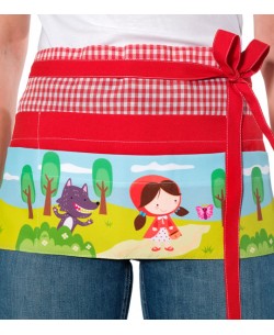 DAVANTINI MAESTRA CAPPUCCETTO ROSSO. Grembiule, camice e vestaglia da insegnante 2