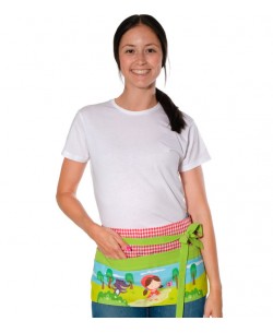 DAVANTINI MAESTRA CAPPUCCETTO PISTACCHIO. Grembiule, camice e vestaglia da insegnante