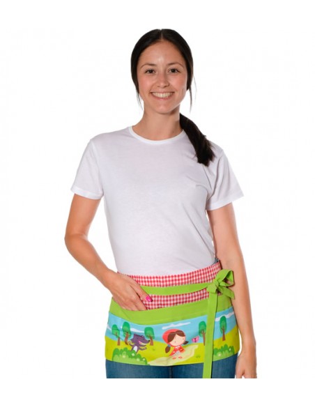 DAVANTINI MAESTRA CAPPUCCETTO PISTACCHIO. Grembiule, camice e vestaglia da insegnante