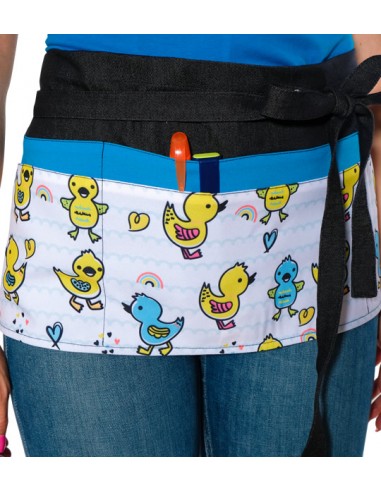 DELANTAL MAESTRA PATITOS. Estolas, batas y pichis para maestras