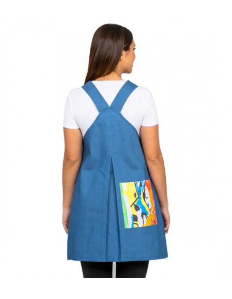 VESTITO DENIM DISEGNI DI ANIMALI. Abito molto comodo e fresco.