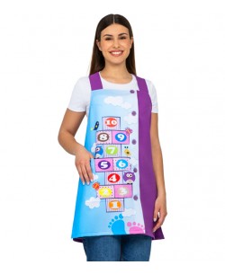 VESTITO MAESTRA CAMPANA. Vestito da insegnante divertente e colorato