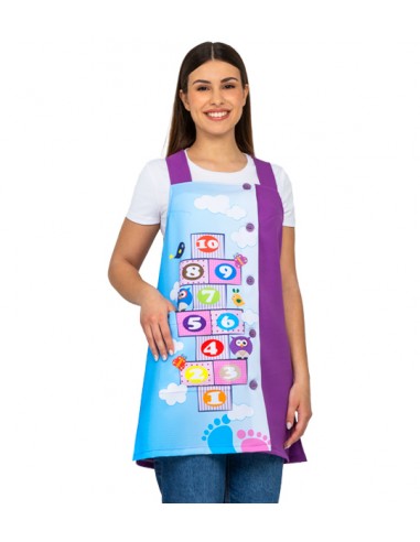 PICHI MAESTRA RAYUELA. Vestuario divertido y colorido para maestra