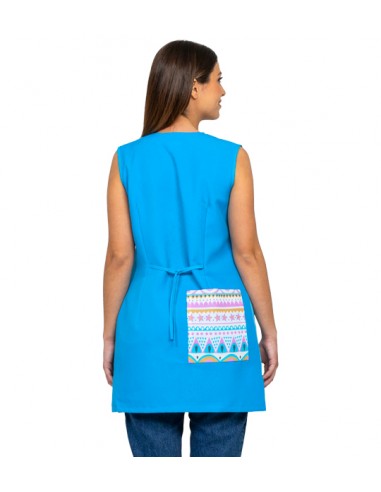 CAMICE MAESTRA SENZA MANICHE PALLONCINI CON ANIMALI.