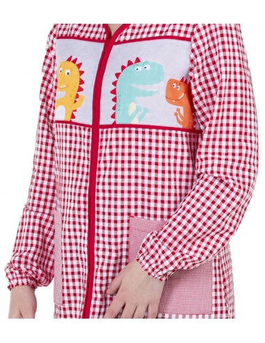 BATA MAESTRA DINOSAURIOS ROJA