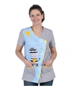 CAMICE MANICA CORTA ZEBRA